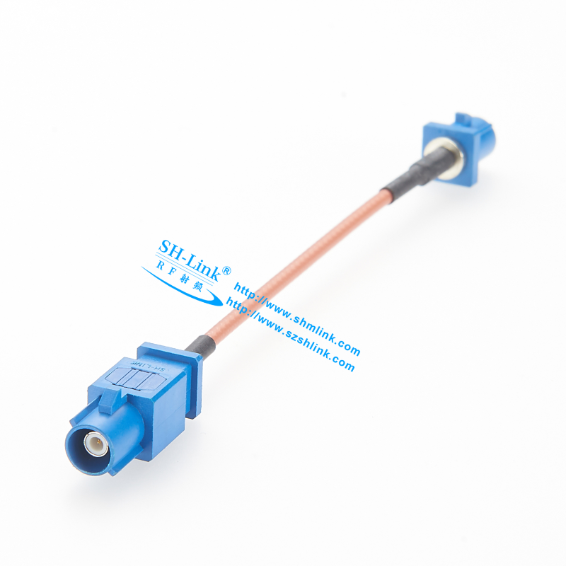 Fakra C straight male-male coaxial cables