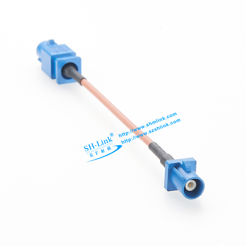 Fakra C straight male-male coaxial cables