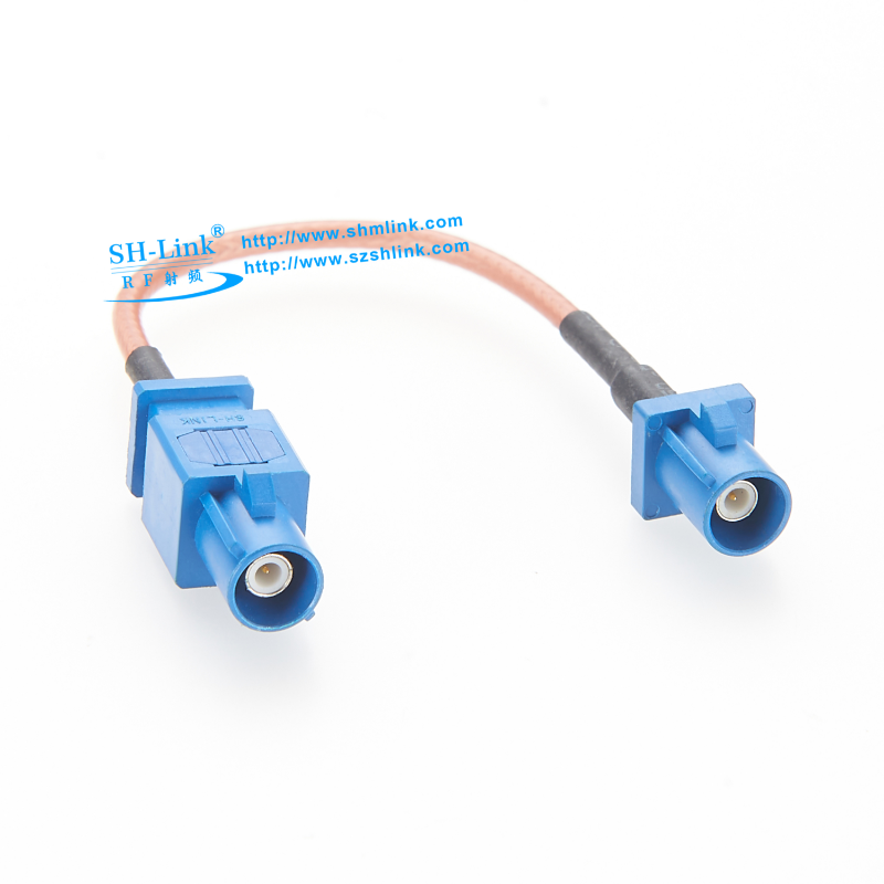 Fakra C straight male-male coaxial cables