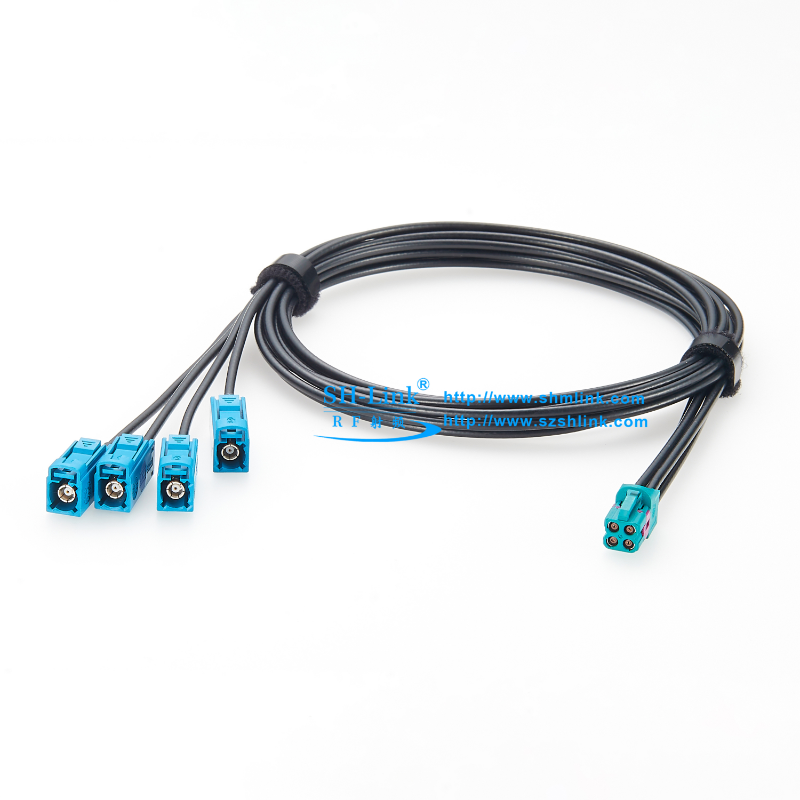 Mini Fakra  4 in 1 Cable Assembly