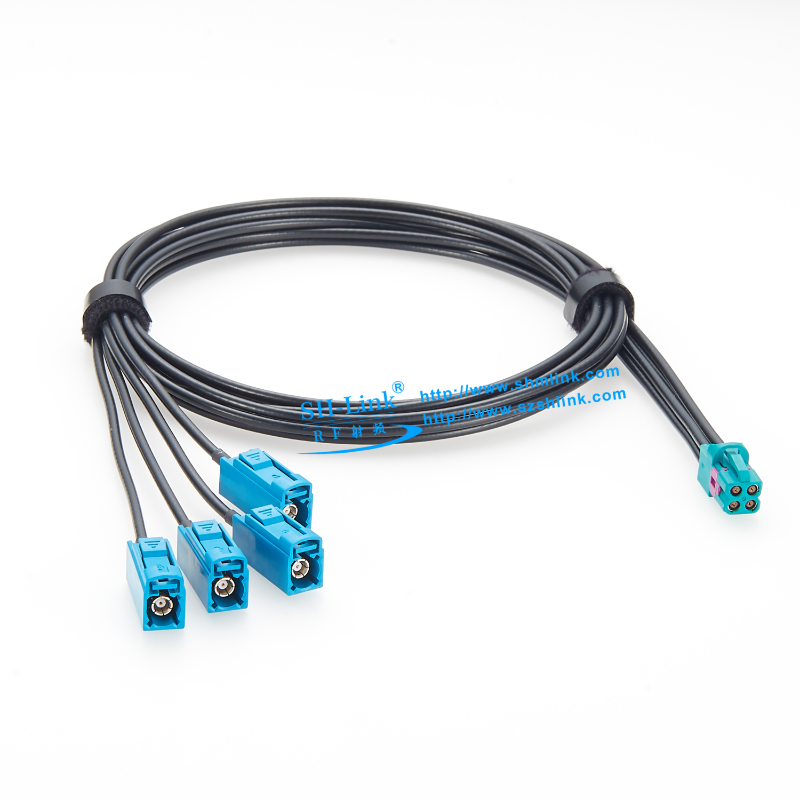 Mini Fakra  4 in 1 Cable Assembly