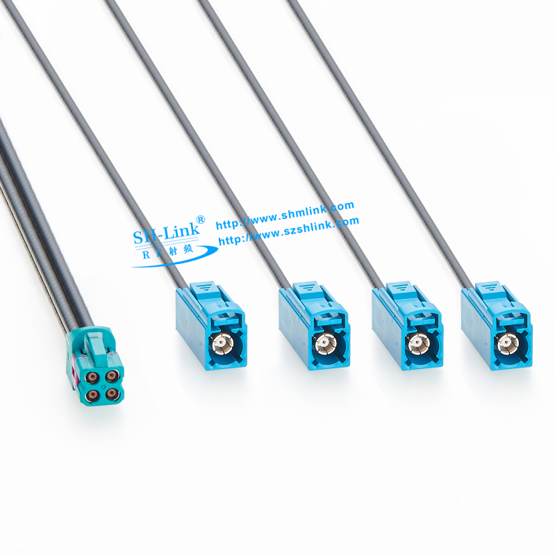 Mini Fakra  4 in 1 Cable Assembly