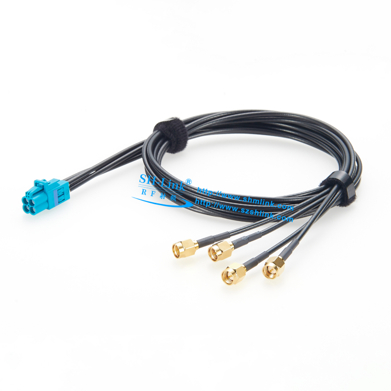 Hight Quality GPS/GNSS Mini Fakra 4 in 1 Connector Manufacturer