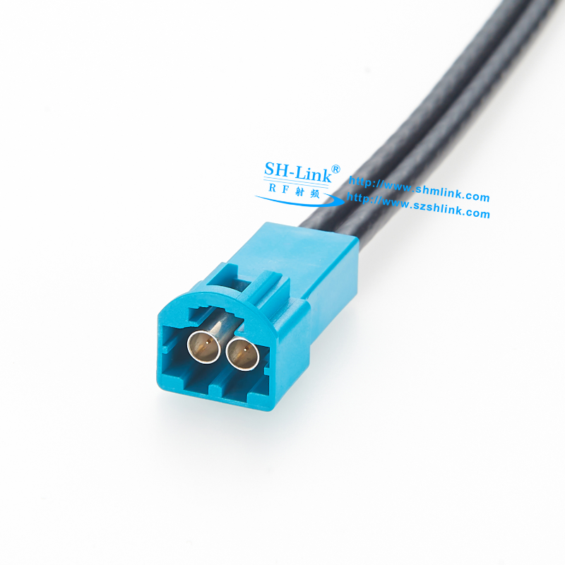 Mini Fakra Dual-Pin Female Cable Connector