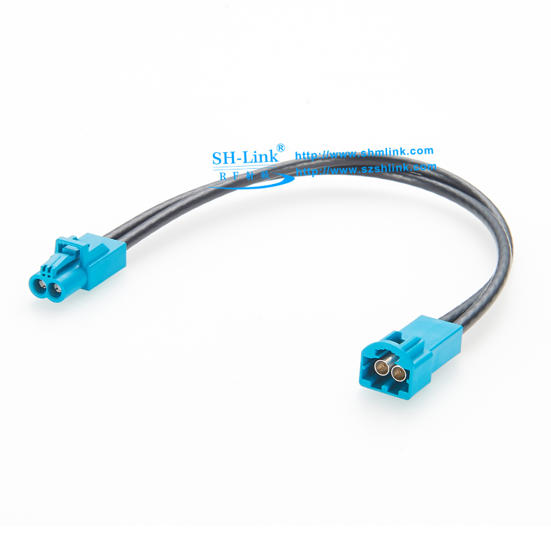 Mini Fakra Dual-Pin Female Cable Connector