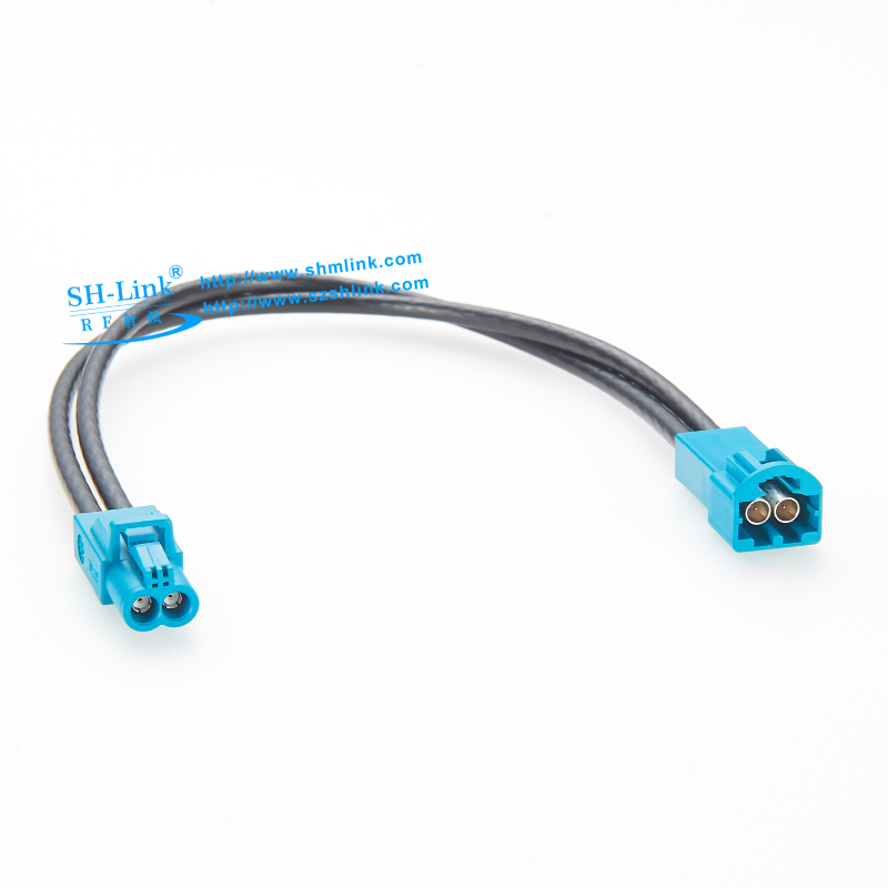 Mini Fakra Dual-Pin Female Cable Connector