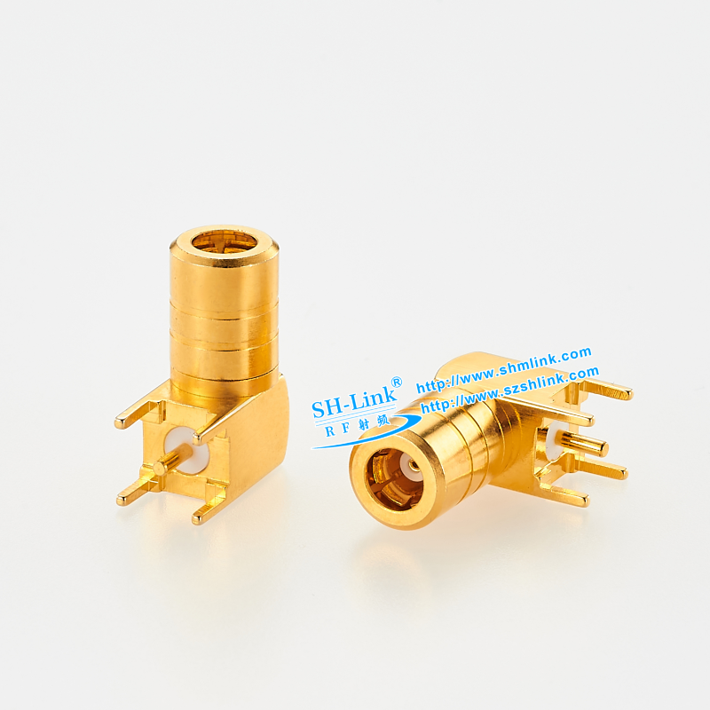 SMB Board-Ended Right-Angle Female Connector | SH-Link