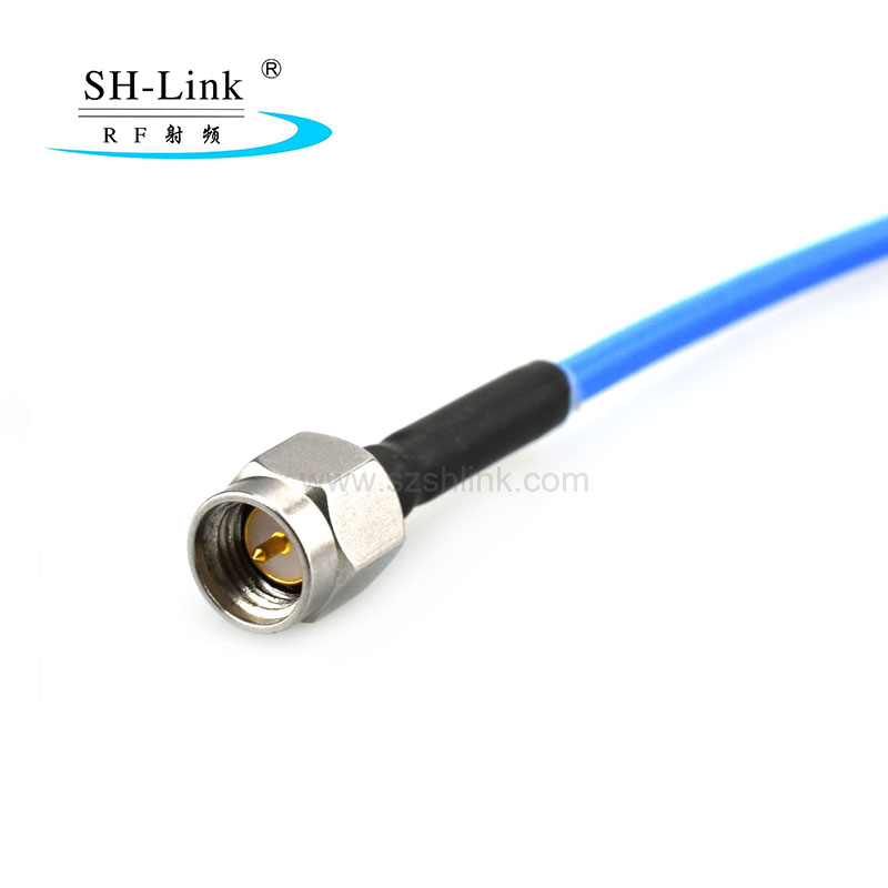 18GHz Frequency SMA male test cable,SS405 50 ohm coaxial cable