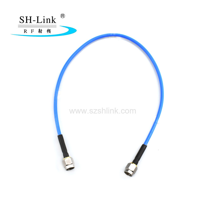 18GHz Frequency SMA male test cable,SS405 50 ohm coaxial cable