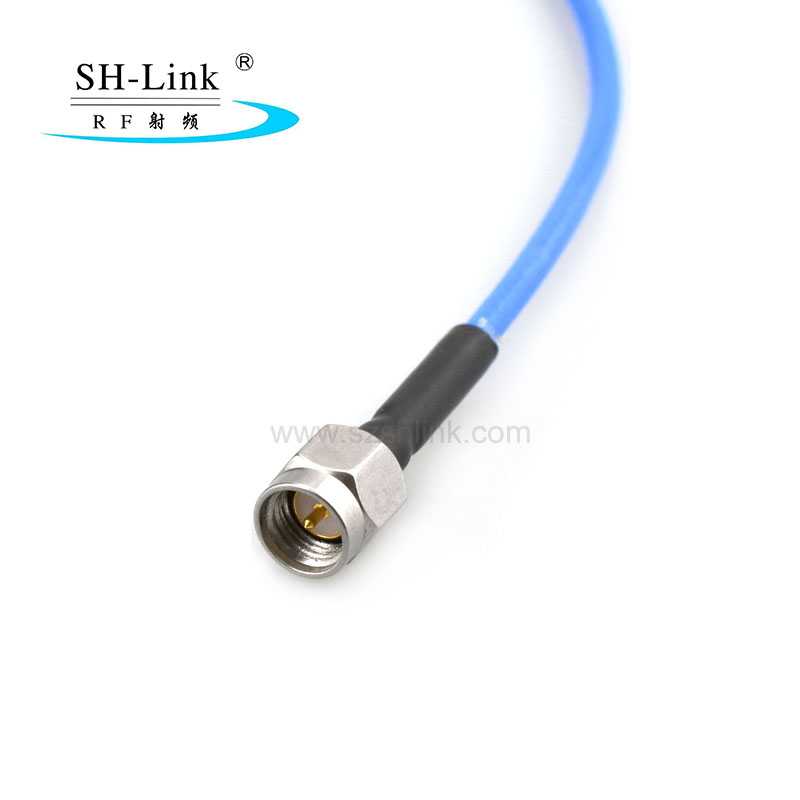 18GHz Frequency SMA male test cable,SS405 50 ohm coaxial cable