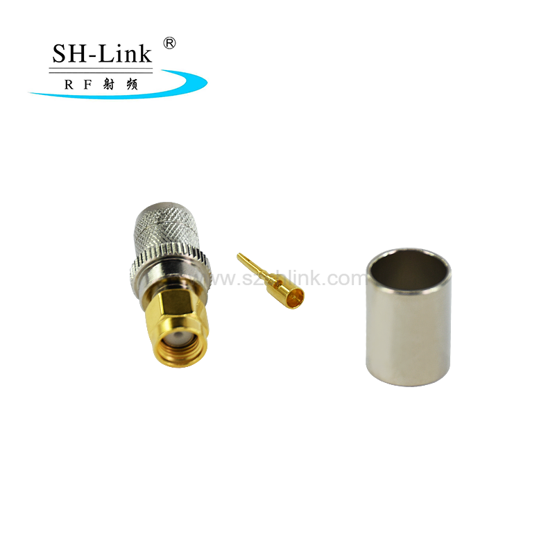 SMA with female pin connector for LMR240 LMR400 cable