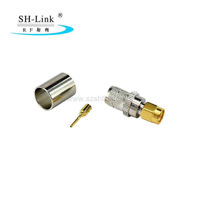 SMA with female pin connector for LMR240 LMR400 cable