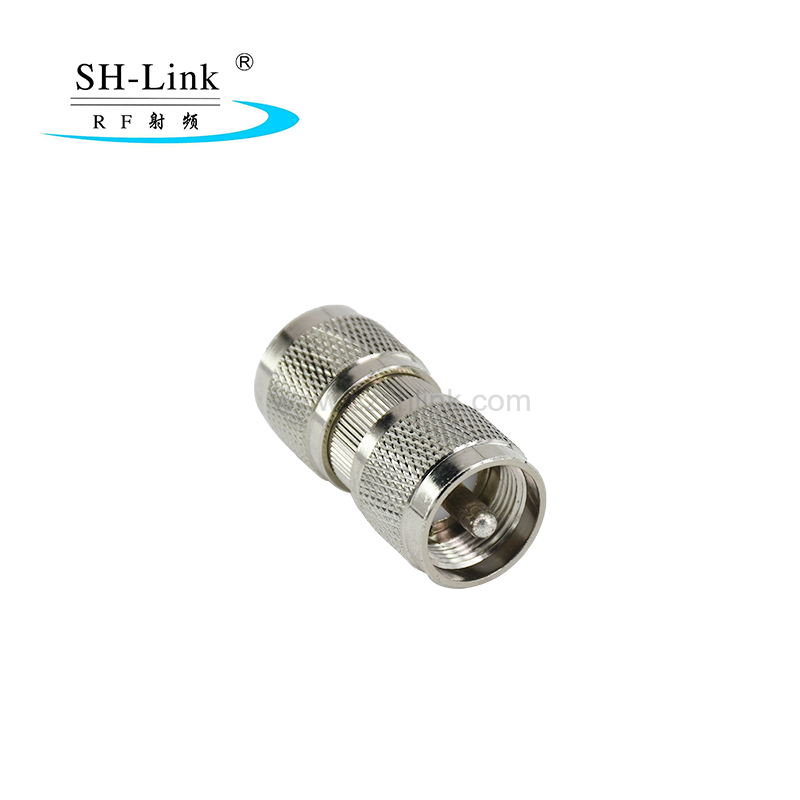 RF coaxial N male to UHF male adaptor connector