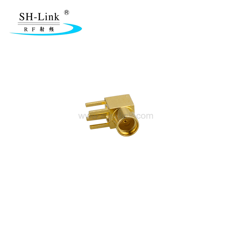 RF coaxial MCX Female/Jack/Socket connector,Gold color Brass for PCB for RG174 or RG 178 cable Crimp Type for GPS 50 odm MCX -KWE