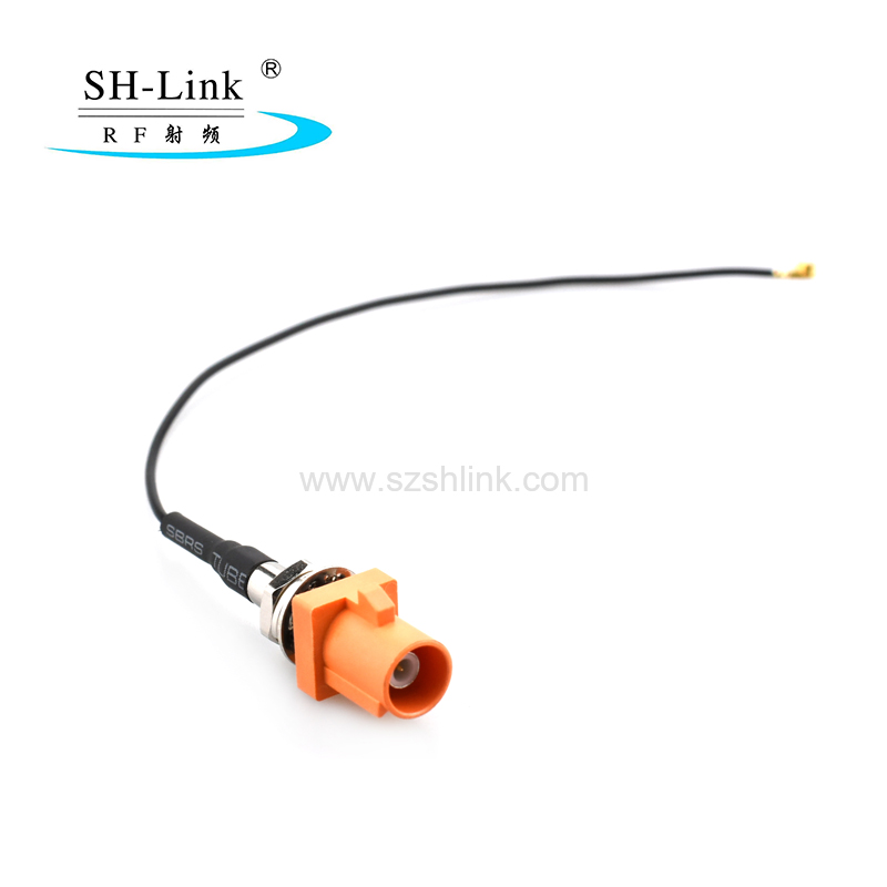 Fakra M straight male-IPEX coaxial cable