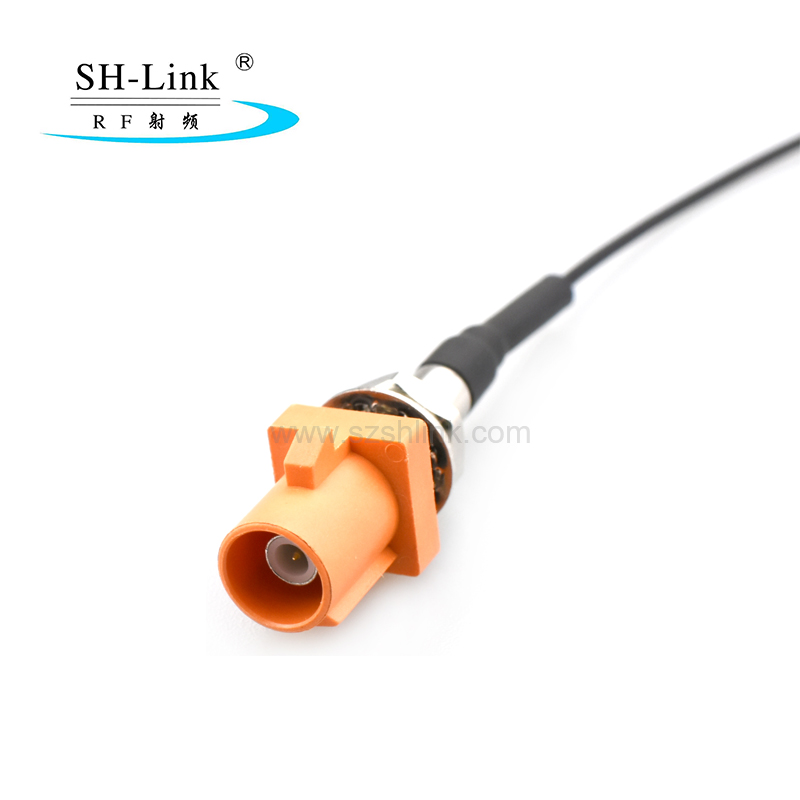 Fakra M straight male-IPEX coaxial cable