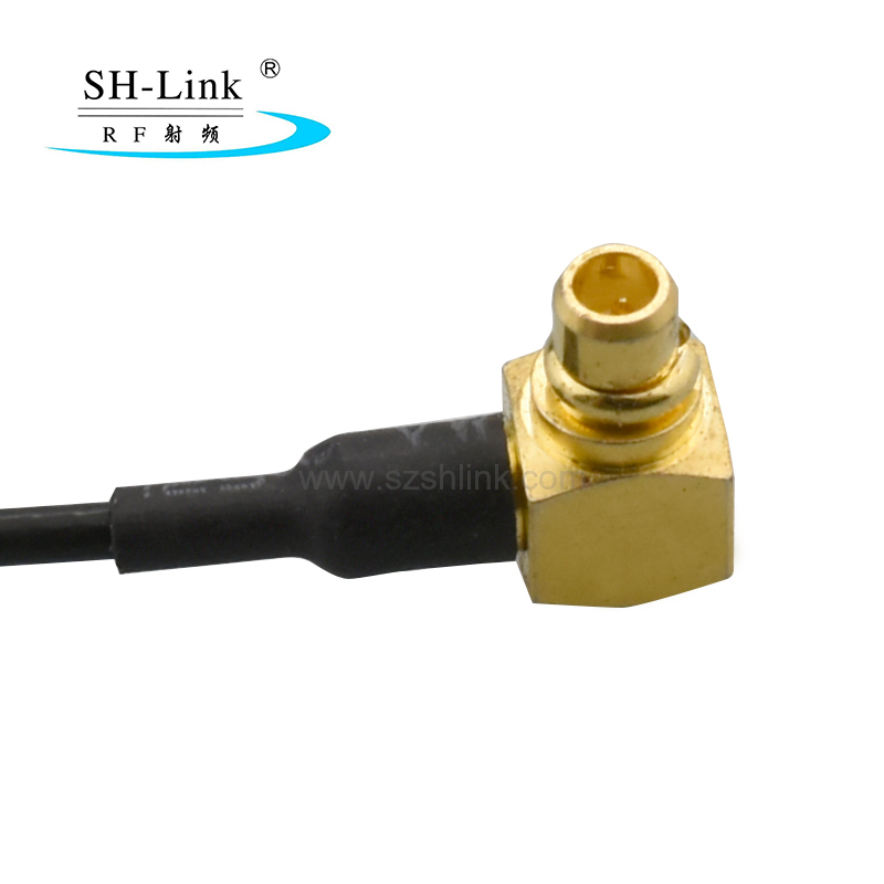 SMA female to Right angle MMCX male connector ,RG174 coaxial cable assembly