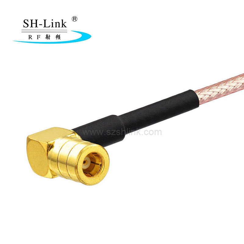 Fakra Z type female to Right angle SMB female cable assembly