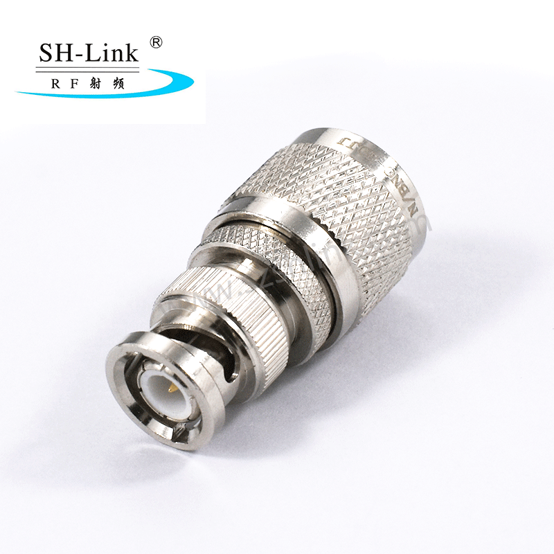 RF coaxial BNC male to N male adaptor