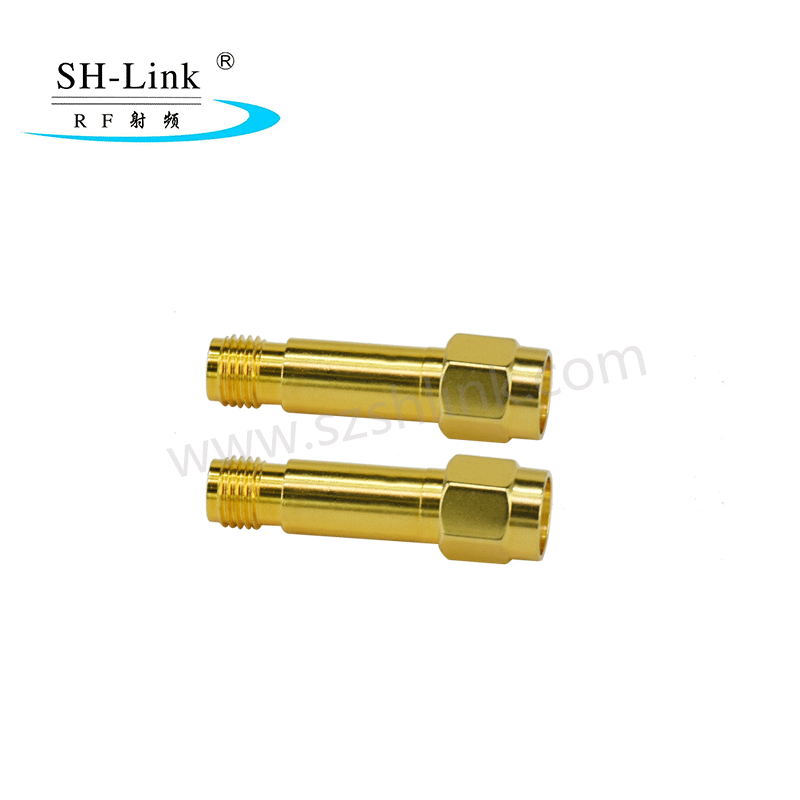 RF coaxial SMA male to SMA female adaptor