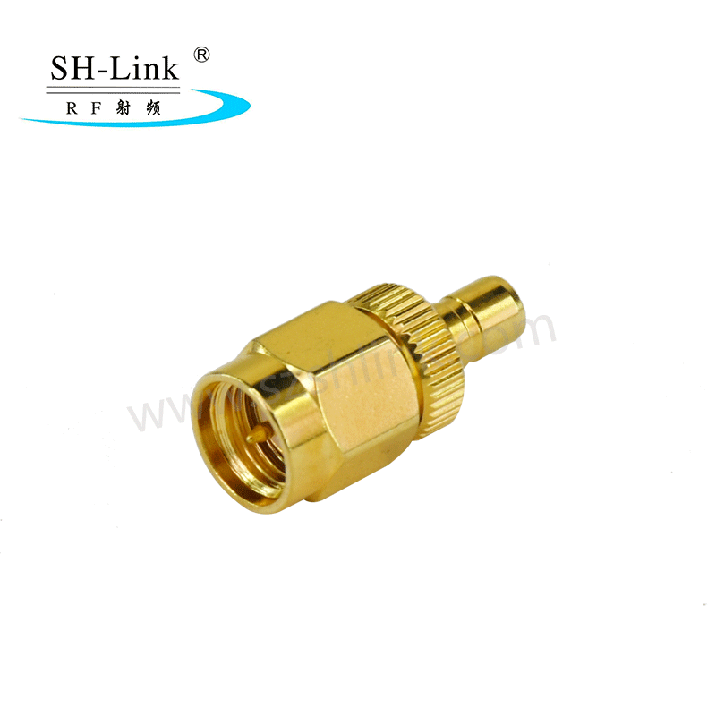 RF coaxial SMA male to SMB male adaptor connector