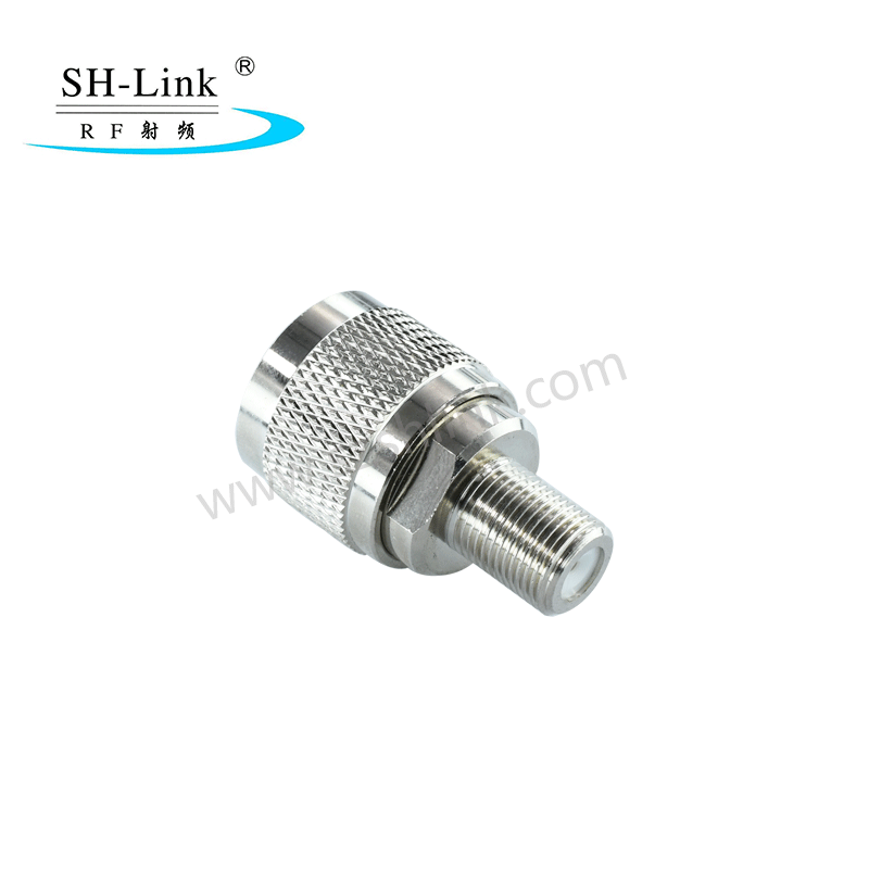 RF coaxial N male to F female adaptor