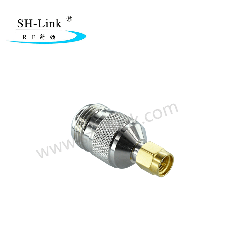 RF coaxial N female to SMA male adaptor