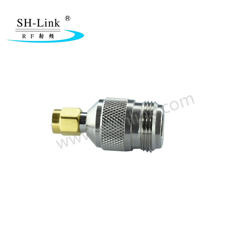 RF coaxial N female to SMA male adaptor