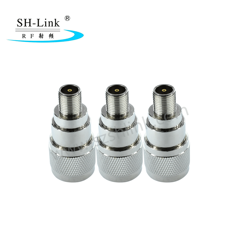 RF coaxial N male to F female adaptor