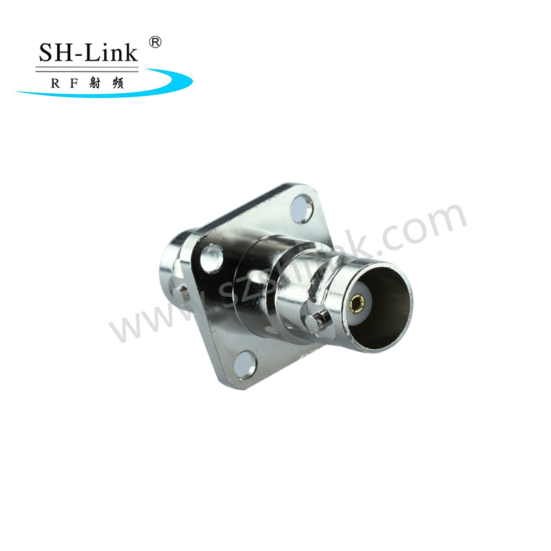 RF coaxial BNC female to BNC female With baffle adaptor