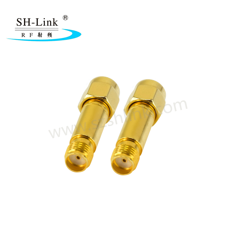 RF coaxial SMA male to SMA female adaptor