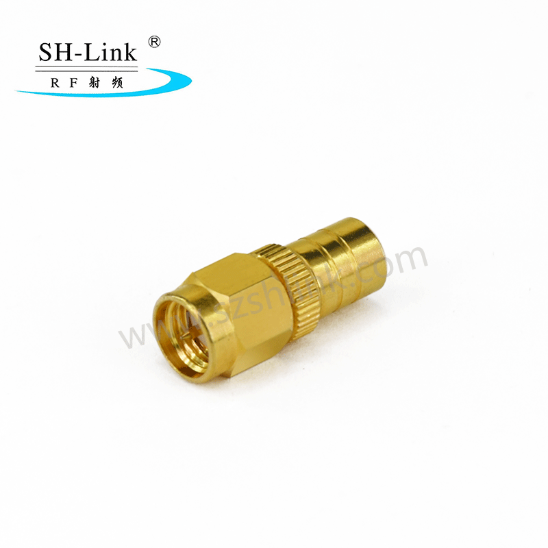 RF coaxial SMA male to SMB female adaptor