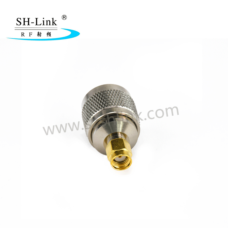 RF coaxial N male to RP SMA female adaptor