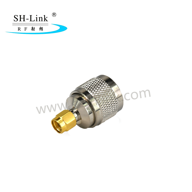 RF coaxial N male to RP SMA female adaptor