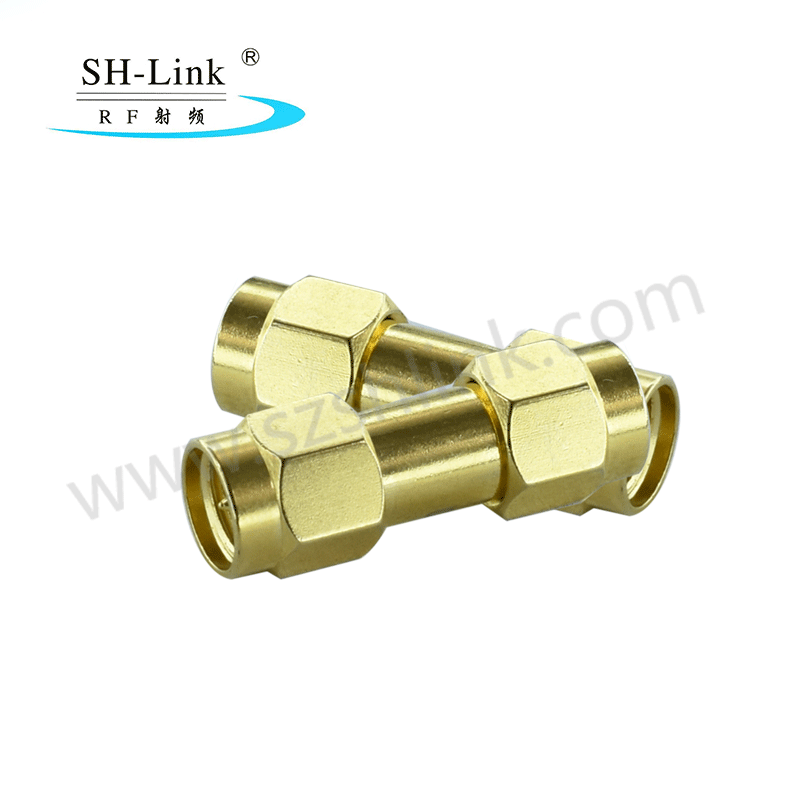 RF coaxial SMA male to SMA male female adapter