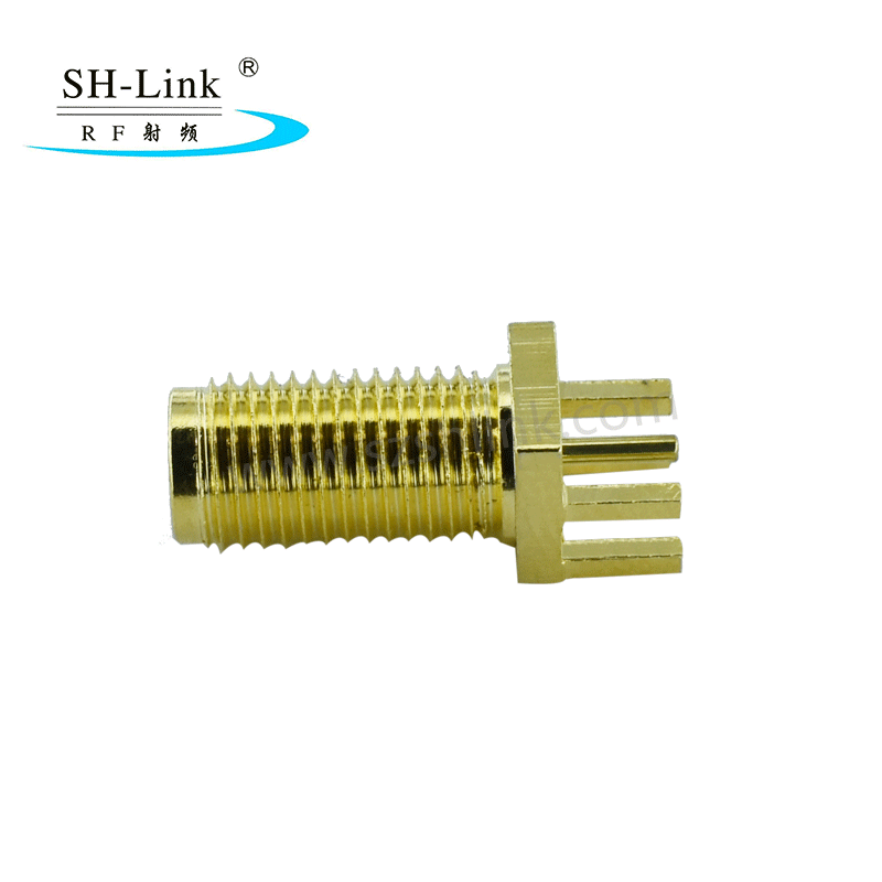 RF SMA coaxial female connector for PCB connector