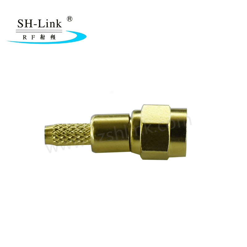 RF SMA coaxial female connector for RG316 RG174 cable