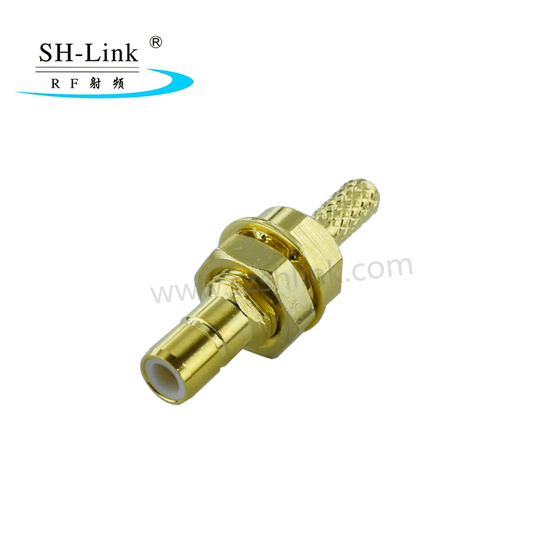 Coaxial SMB connector male to RG174,gold plating