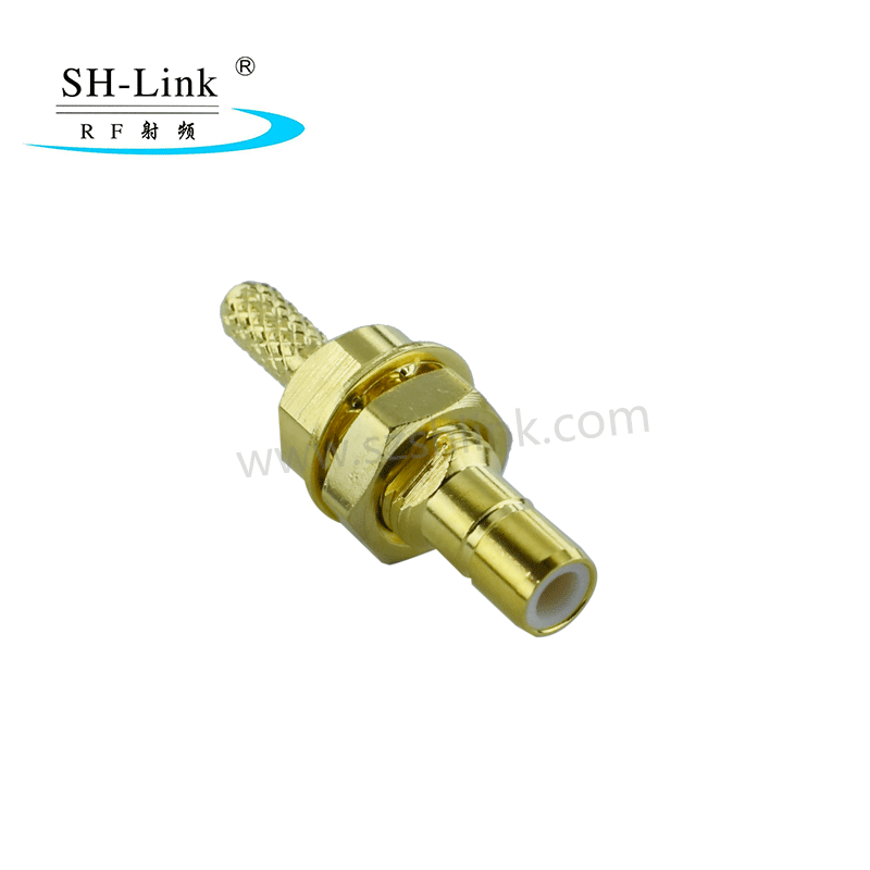 Coaxial SMB connector male to RG174,gold plating