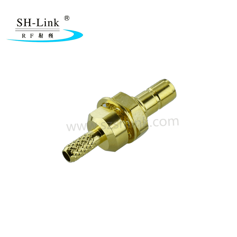 Coaxial SMB connector male to RG174,gold plating