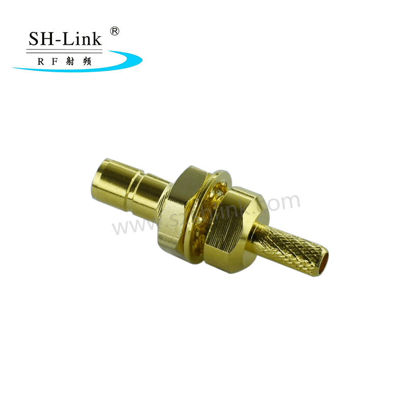 Coaxial SMB connector male to RG174,gold plating