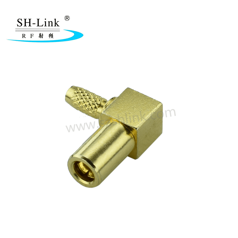 Satellite Radio antenna SMB female crimp connector 90 degree for RG174 cable