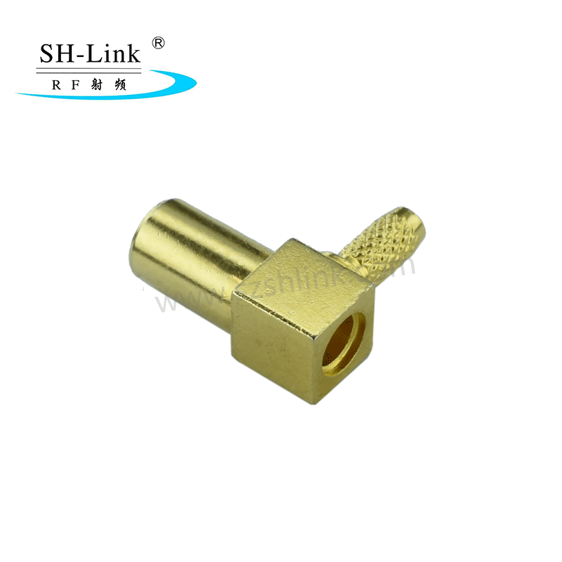 Satellite Radio antenna SMB female crimp connector 90 degree for RG174 cable