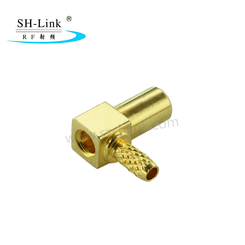 Satellite Radio antenna SMB female crimp connector 90 degree for RG174 cable