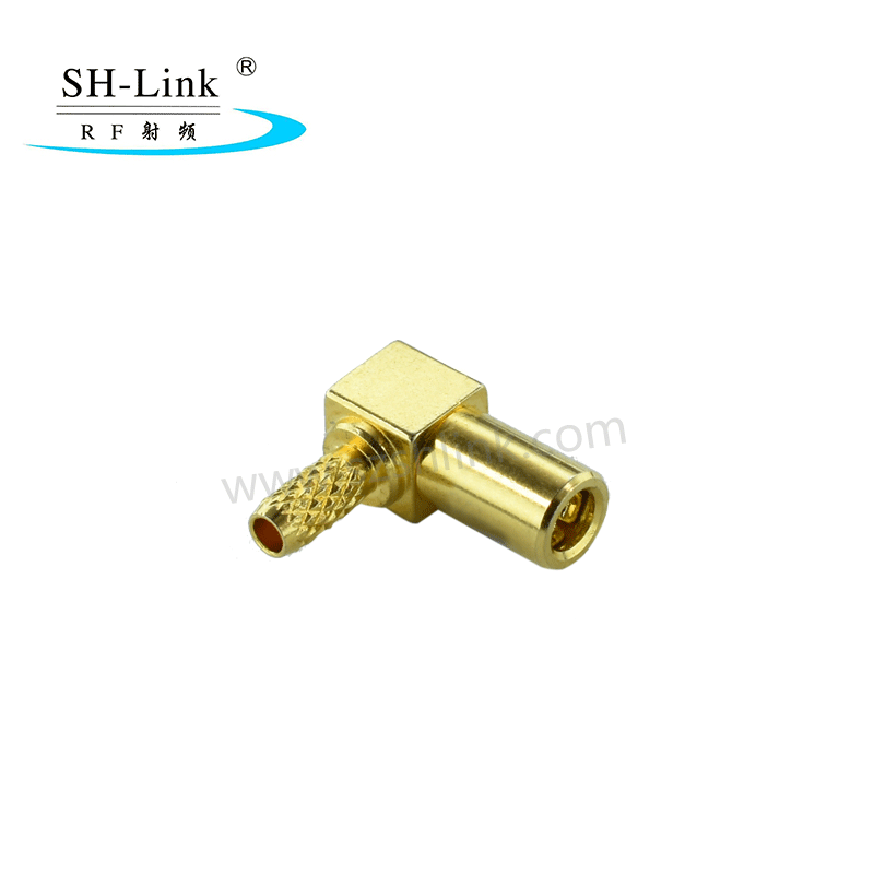 Satellite Radio antenna SMB female crimp connector 90 degree for RG174 cable