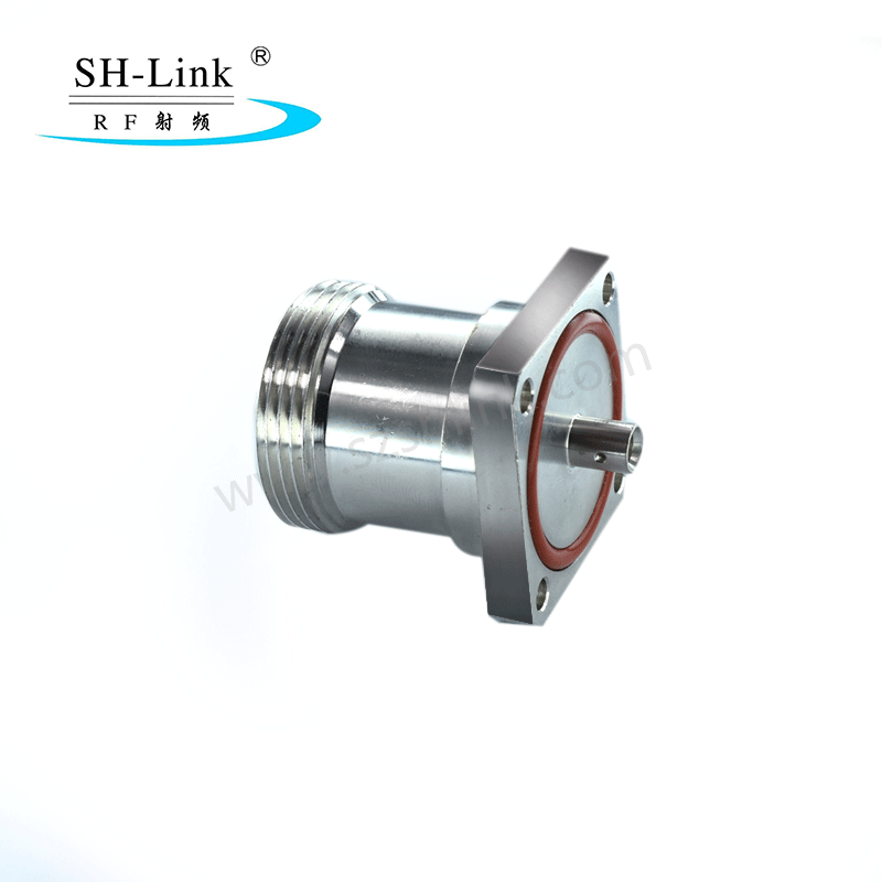 N type female connector manufacturer，N jack waterproof with flange