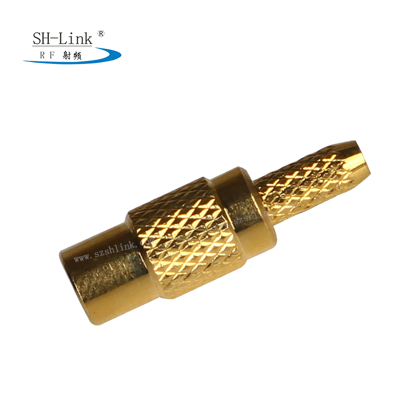 Rf coaxial connector McXk-1.5 MCX straight female head pressing RG174 RG316 line GPS antenna seat  (MCX-C-K1.5)