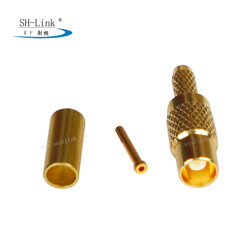 Rf coaxial connector McXk-1.5 MCX straight female head pressing RG174 RG316 line GPS antenna seat  (MCX-C-K1.5)