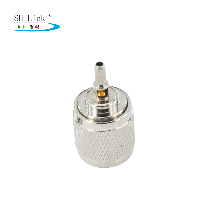 Custom coaxial cable N connector Male Crimp 50 ohm for RG174 RG316