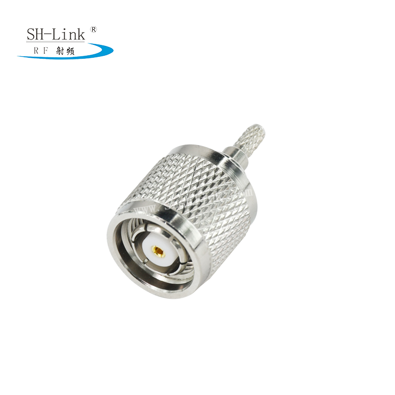 Custom coaxial cable N connector Male Crimp 50 ohm for RG174 RG316